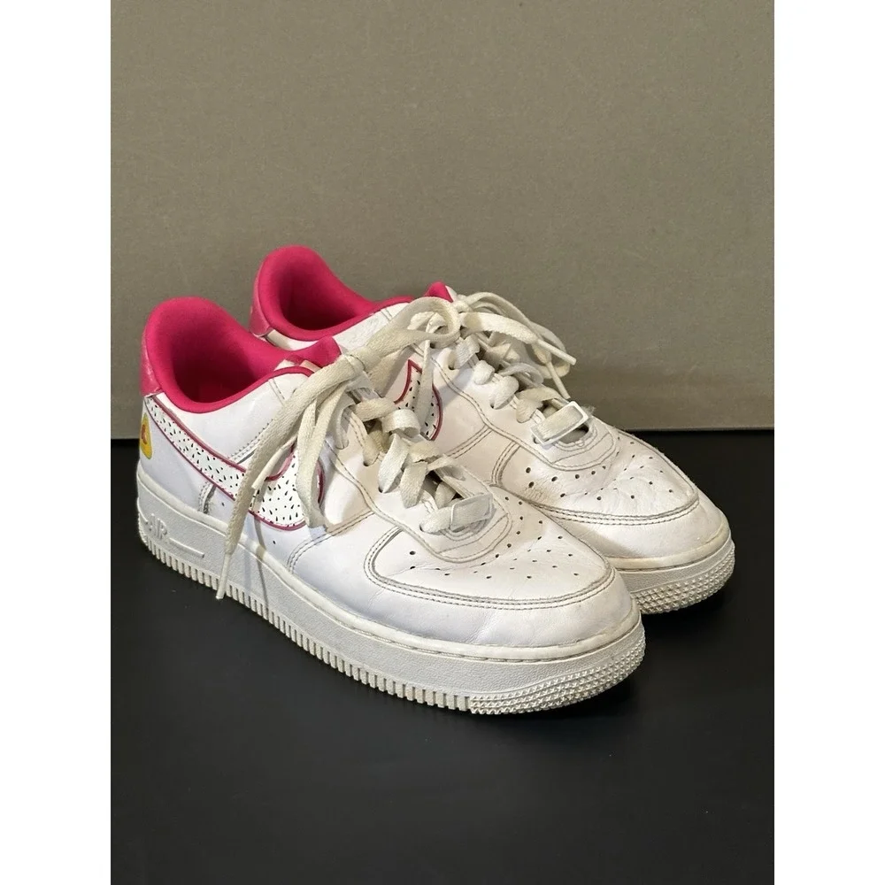 Nike Air Force 1 '07 LX‎ White Pink Prime Sneakers DV3809-100 Women's Size 8